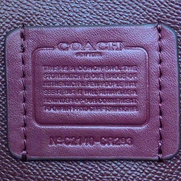 Coach Mollie 25: Cherry Luxury Tote CR293 - Picture 6 of 6